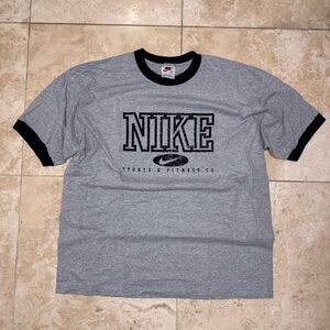 Vintage 1990s Grey Nike t shirt size XL